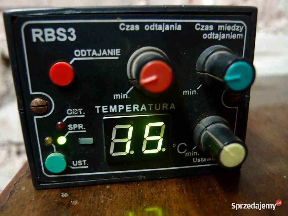 Regulator temp RBS 3 z czujnikiem Pt100 Łódź sprzedam