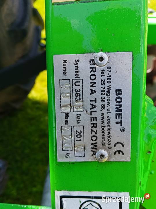 Sprzedam brona talerzowa Okocim