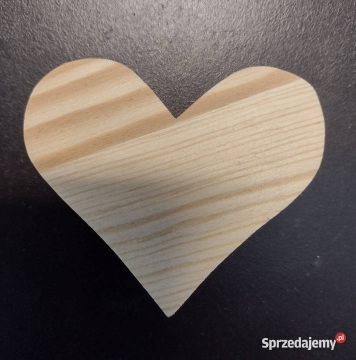 serce serduszko serca drewniane 3D grube Litery 3D podlaskie Białystok