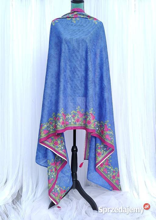 Duża chusta orientalna dupatta pareo turban Pozostałe zachodniopomorskie Szczecin