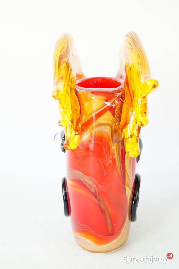 Figurka Murano style WAZON twarz design Gizałki