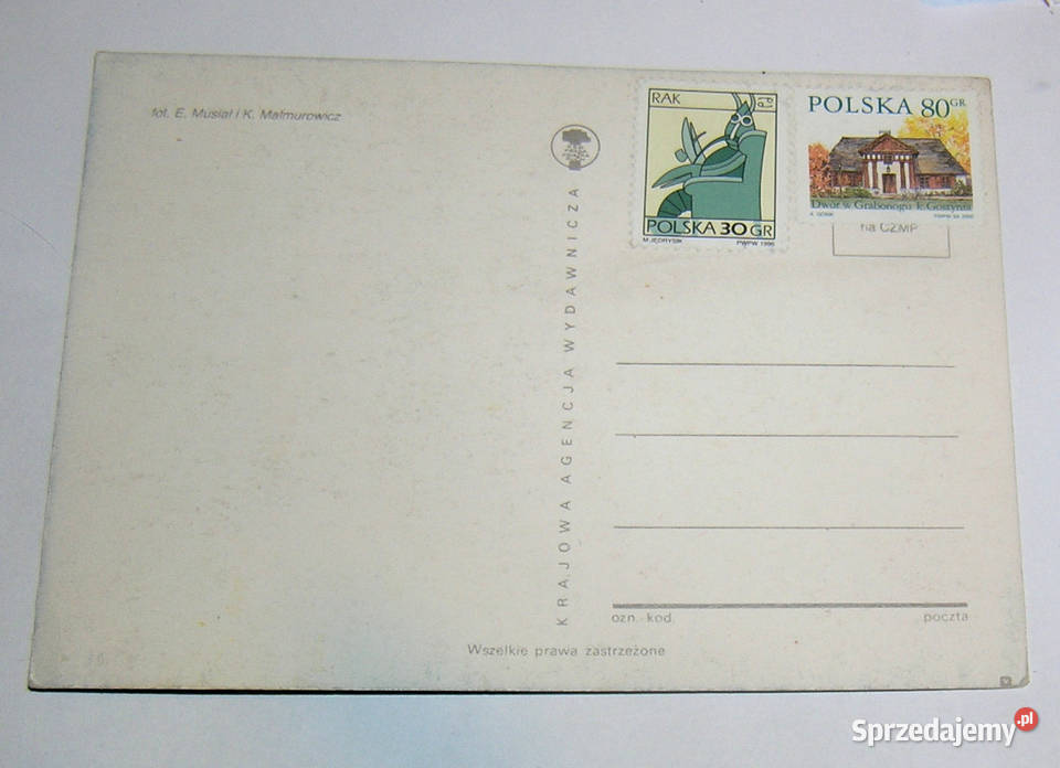 kartka pocztowa vintage PRLD dolnośląskie Bartków
