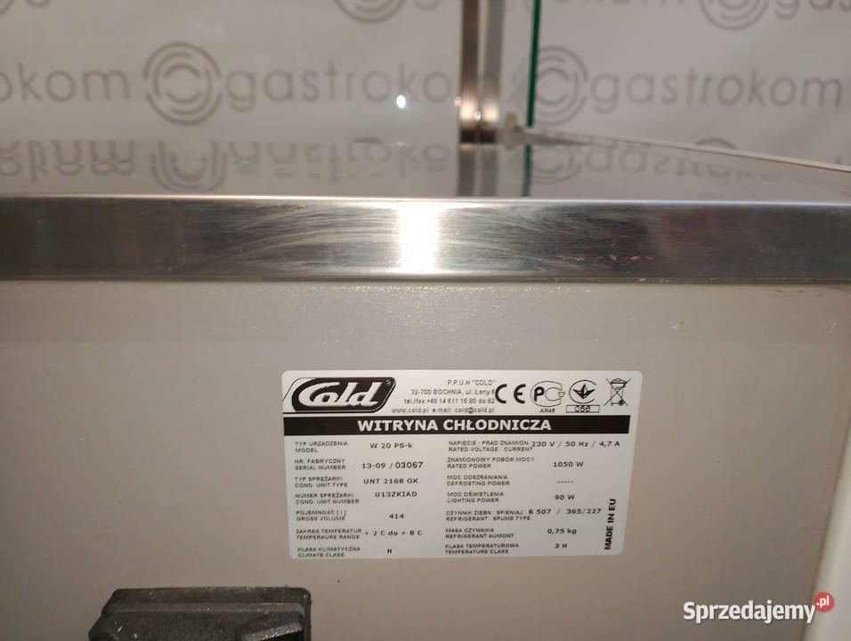 Lada chłodnicza Cold W 20 PSK dł 2060 Wrocław