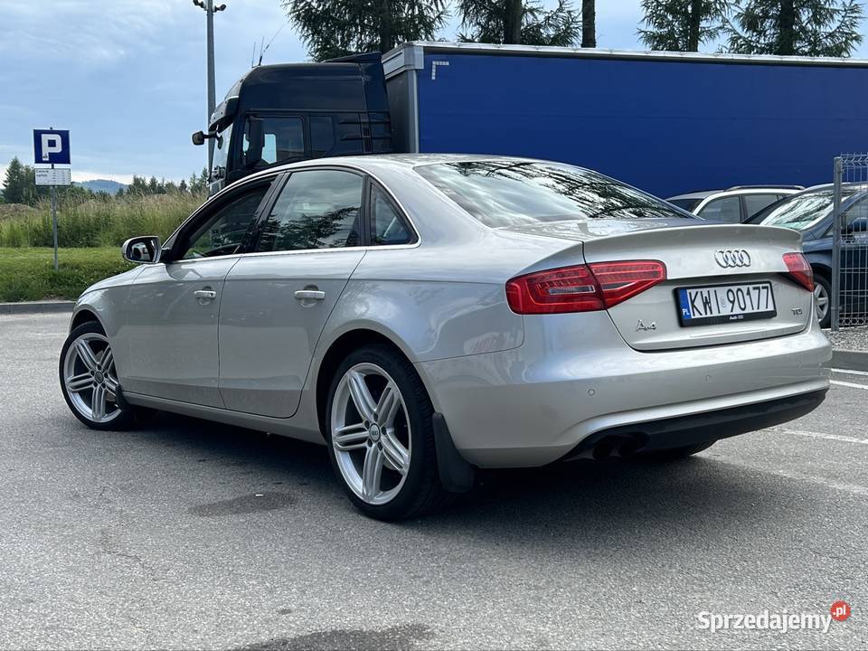 Audi a4 b8 20tdi 2013r srebrny Stary Żmigród