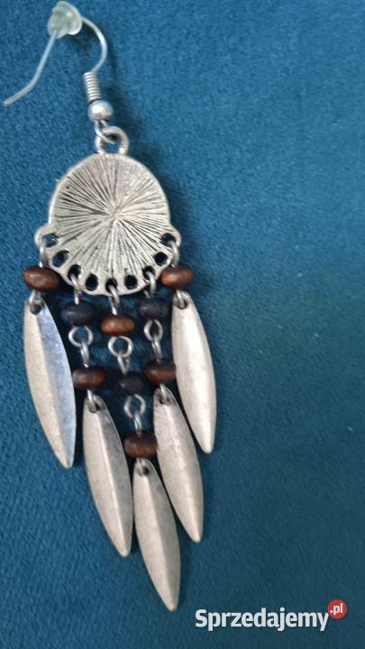 KOLCZYKI SREBRZONE ŁAPACZE SNÓW