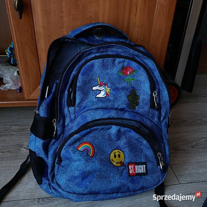 plecak szkolny marki StRight z kolekcji Jeans Poznań