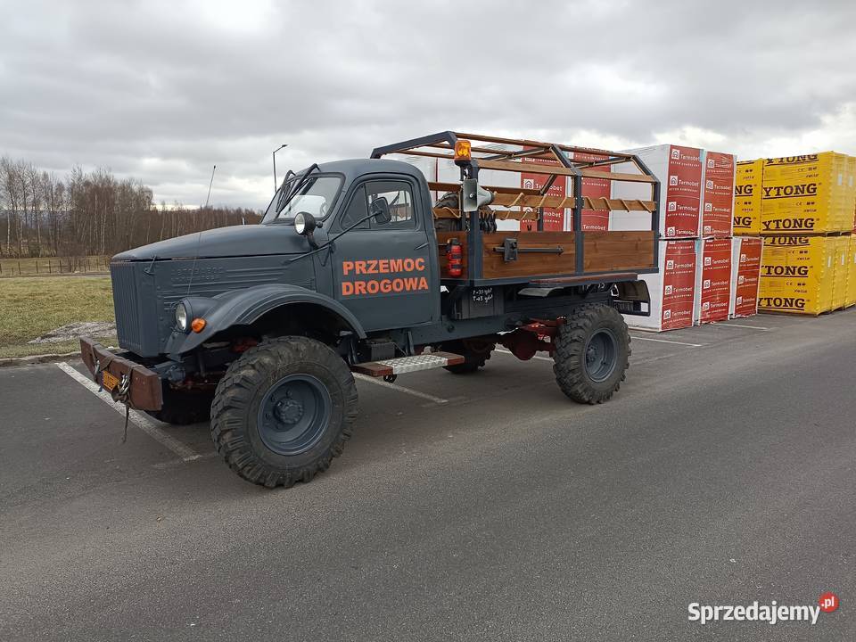 GAZ 63 1961r zabytek zabytkowy 4x4 4wd maz kraz nieuszkodzony