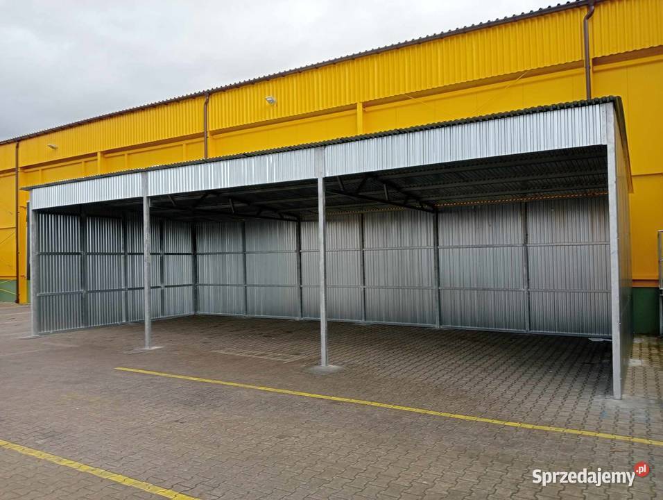 Wiata garażowa 95 spad na tyłu blacha ocynk Gdańsk sprzedam