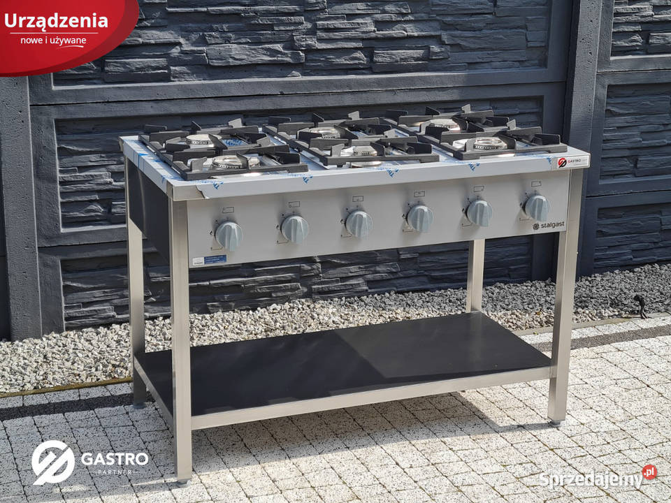 Kuchnia gazowa 6palnikowa nowa 365 kW 120x70x85 Gastronomia wielkopolskie Ostrów Wielkopolski