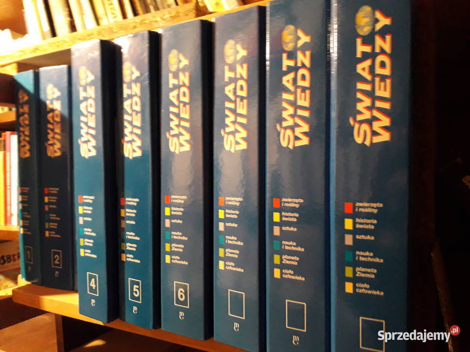 Świat Wiedzy 9 segregatorów część zapełniona Kraków