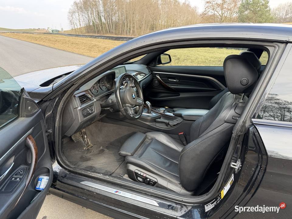 BMW F32 435i coupe XDrive M pak 2015 Full OKAZJA światła do jazdy dziennej Seria 4 Szczecin