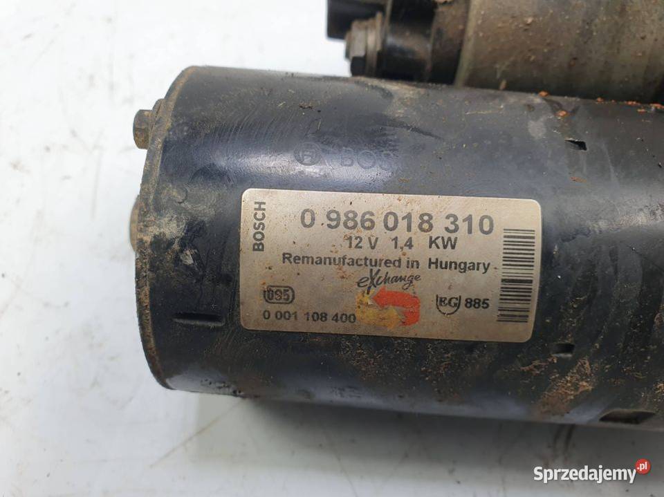 ROZRUSZNIK CITROEN JUMPY 0986018310 Motoryzacja
