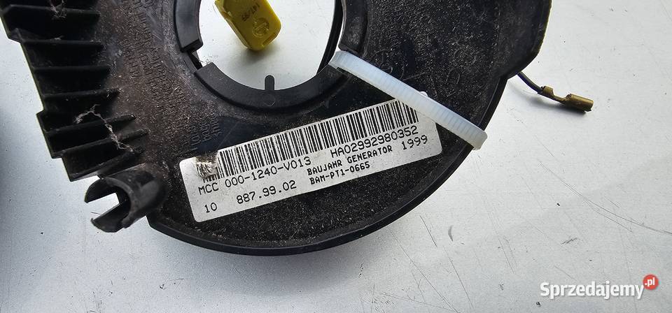 Taśma airbag smart fortwo 6014072 0001240v013 Motoryzacja wielkopolskie