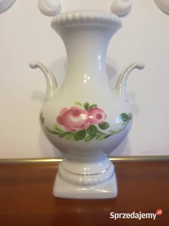 Porcelana sygnatura Piękny wazon kielich amfora