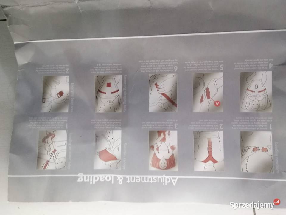 Wielofunkcyjne nosidełko dziecka BushBaby Klasyczny Nowy Tomyśl