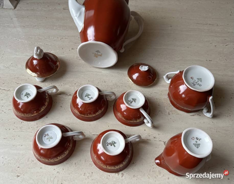 Serwis kawowy Ćmielów z lat PRLu Łódź sprzedam