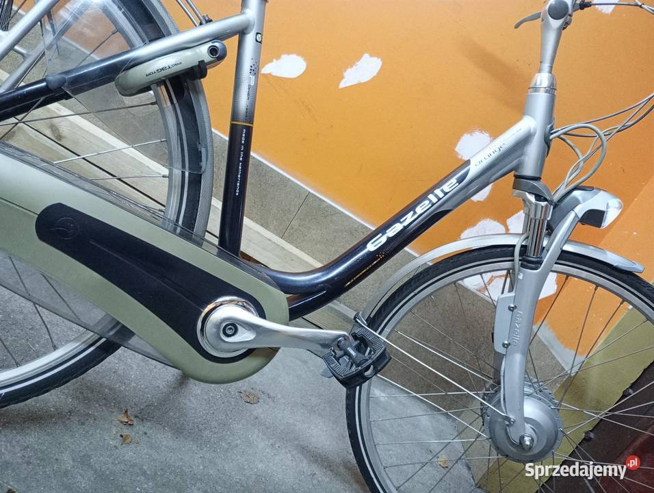 Rower holenderski elektryczny gazelle Orange Wołów