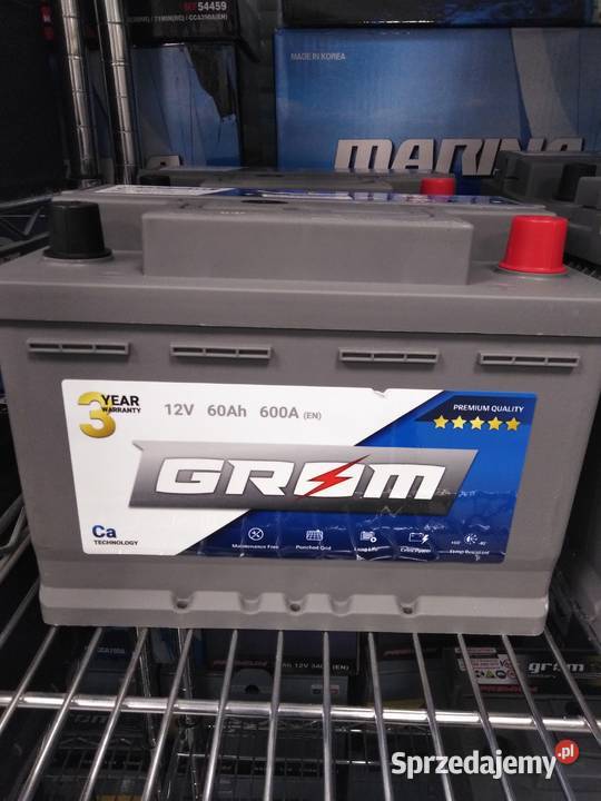 Akumulator GROM Premium 60Ah 600A Piotrków łódzkie Piotrków Trybunalski