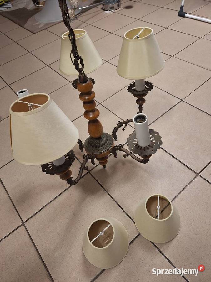 Klasyczna lampa wisząca sprzedam