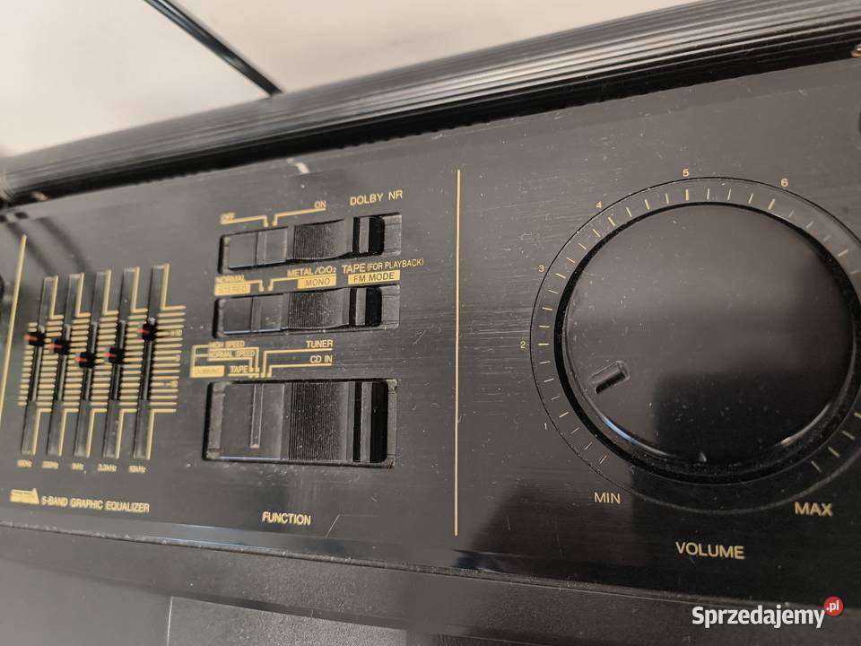 Boombox JVC PCV88 Active Hyper Bass Made in Tychy