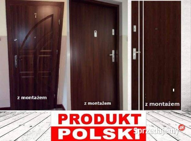 Drzwi z montażem wejściowe ZEWNĘTRZNE akustyczne Bytom