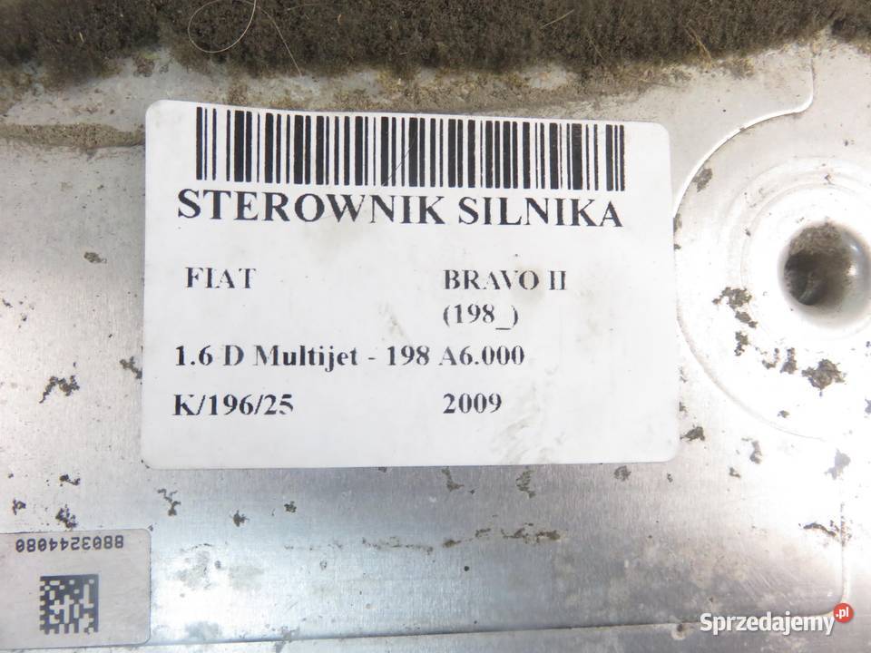 STEROWNIK FIAT BRAVO II 16 D Multijet 51852329