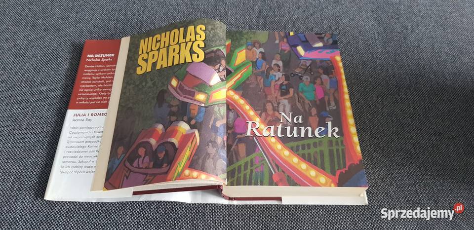 Książka Nicholas Sparks na ratunek Dąbrowa Górnicza