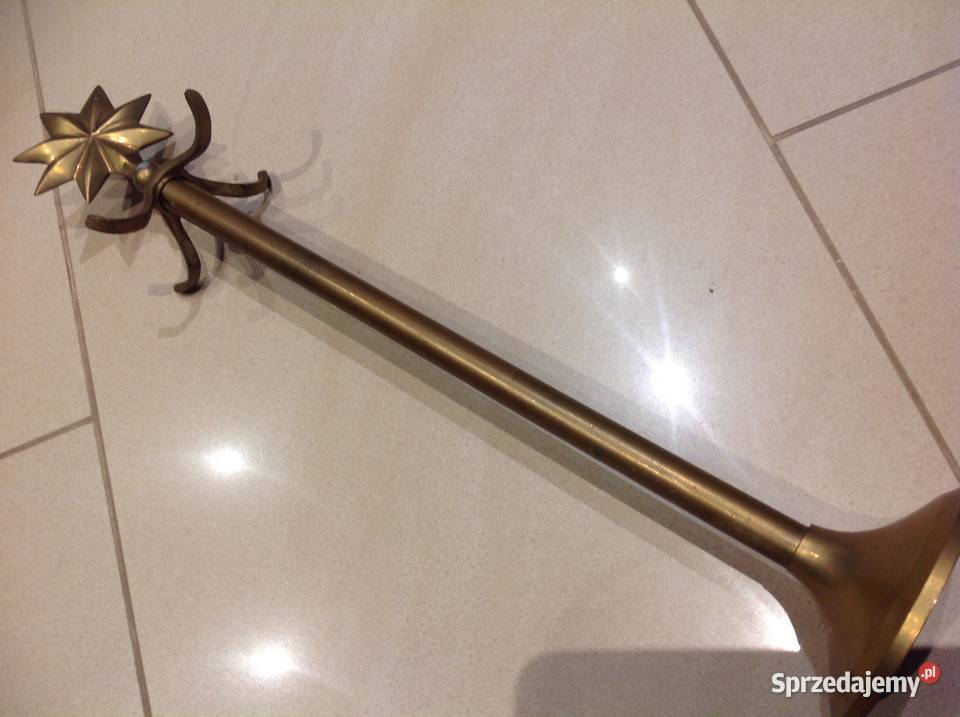 Stojak Mosiężny Na Biżuterię Stary Nowa Sól