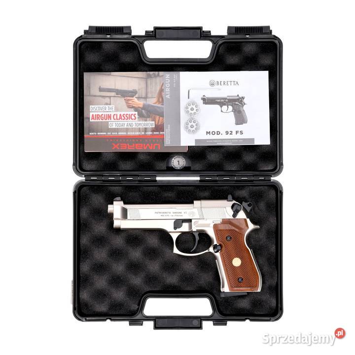 Pistolet wiatrówka Beretta M92 FS nickelwood 45 Warszawa sprzedam