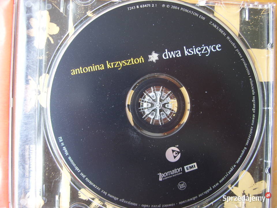 Płyta CD Antonina KrzysztońDwa księżyce 2004 Wołów