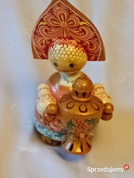 lalka drewniana made in ZSRR Gliwice