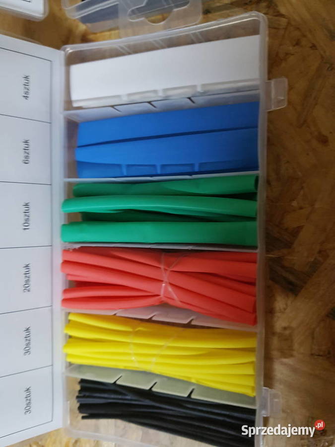Zestaw rurek termokurczliwych 100 różne Ręczne wielkopolskie Głogowa