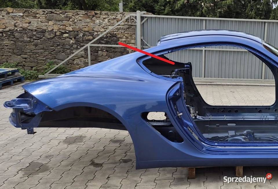 PORSCHE CAYMAN S 987 ĆWIARTKA BŁOTNIK PRAWYTYŁ