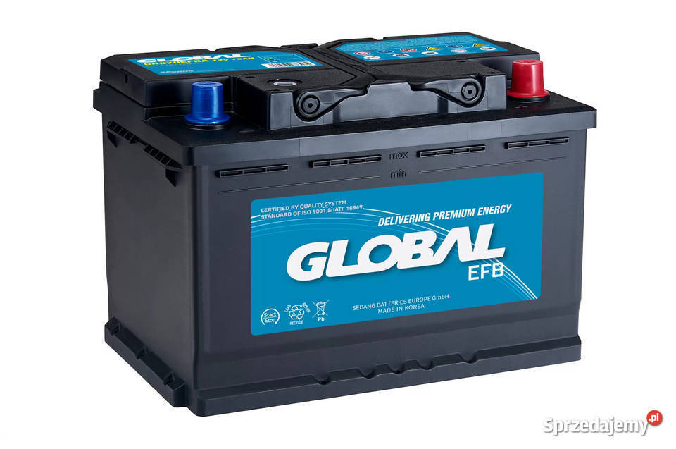 Akumulator Global EFB STARTSTOP 70Ah 680A Części samochodowe podlaskie Łomża