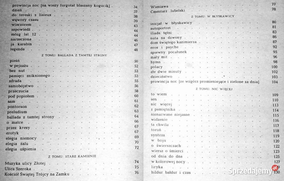 Wybór poezji Józef Czechowicz Chełm