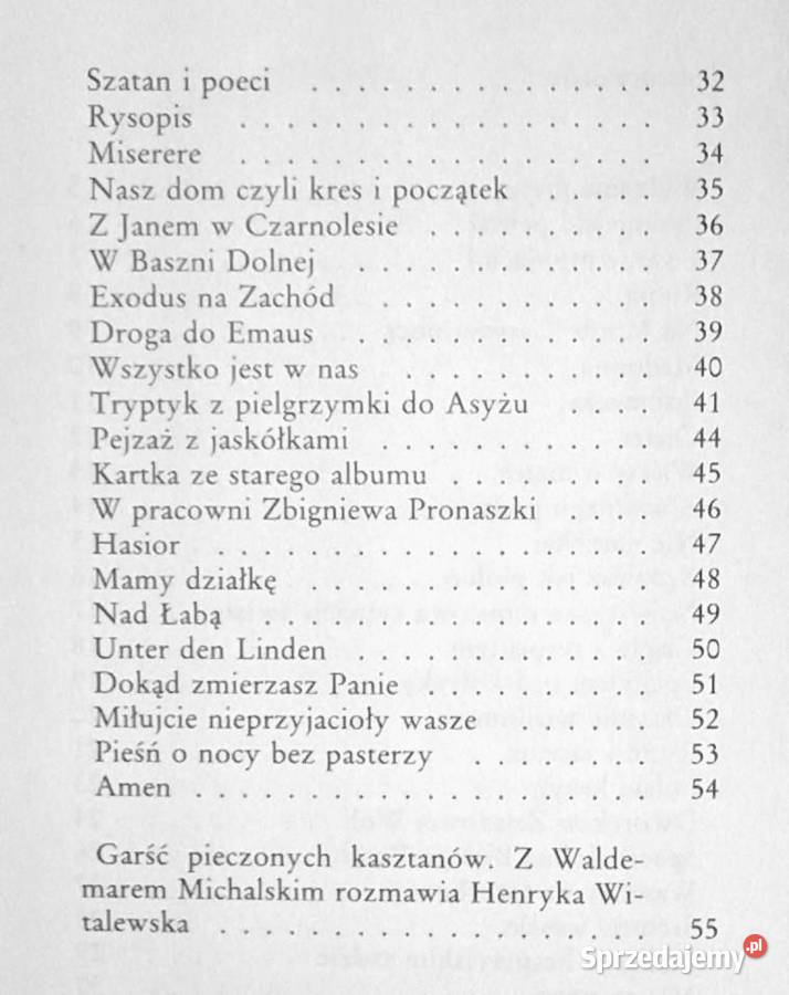 Będziesz piołun Wybór wierszy Waldemar Michalski Chełm