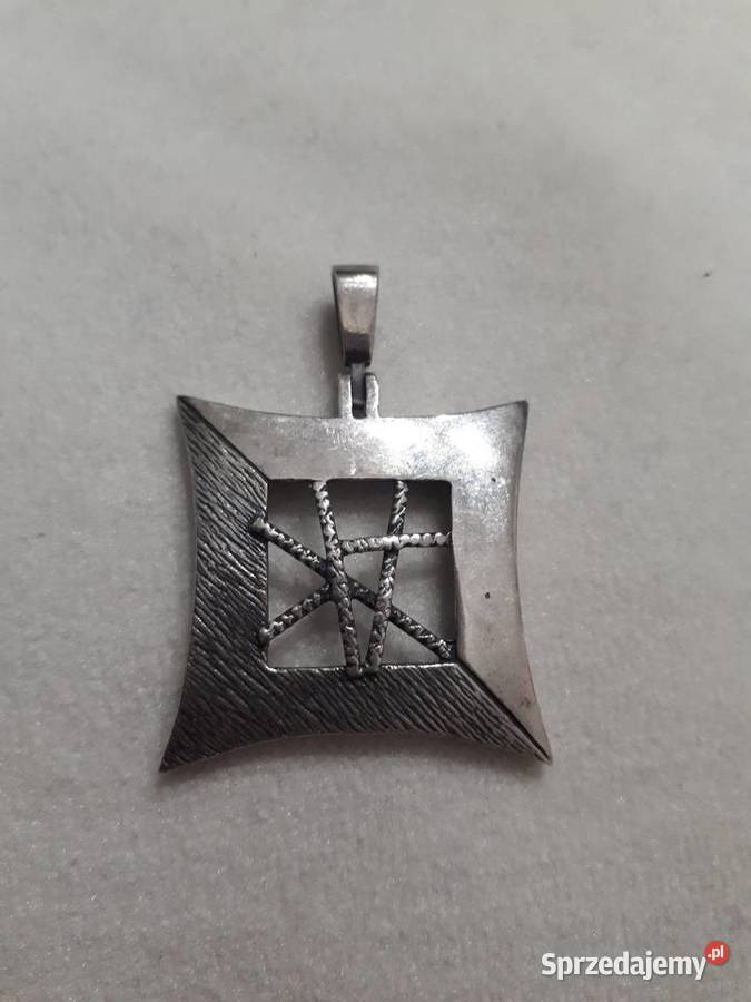 zawieszką srebrna cz kompl Skaryszew