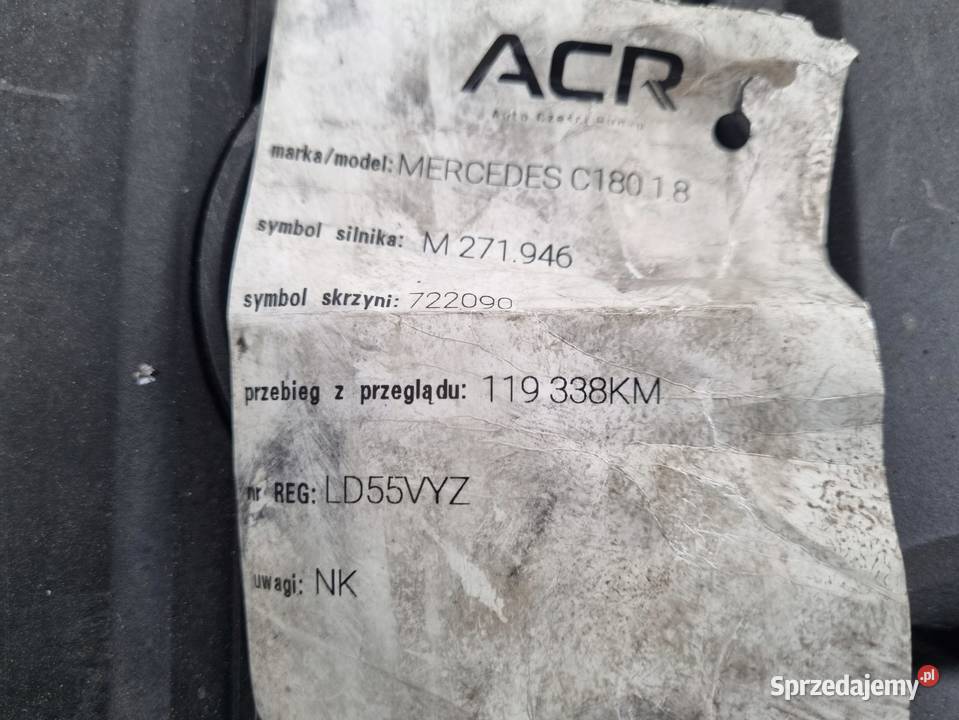 SILNIK KOMPLET Mercedes W203 18 KOMPRESSOR Rudka sprzedam
