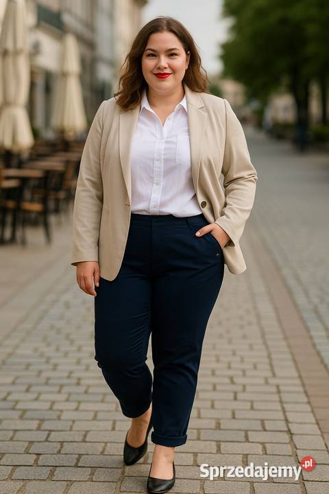 Spodnie damskie 34 bengalina elastyczna 40 Wieluń