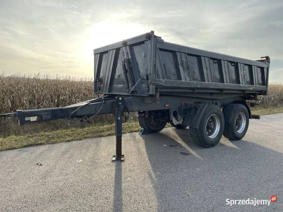Przyczepa wywrotka tandem 18T MEILLER MZDA 182 3 nieuszkodzony Janów sprzedam