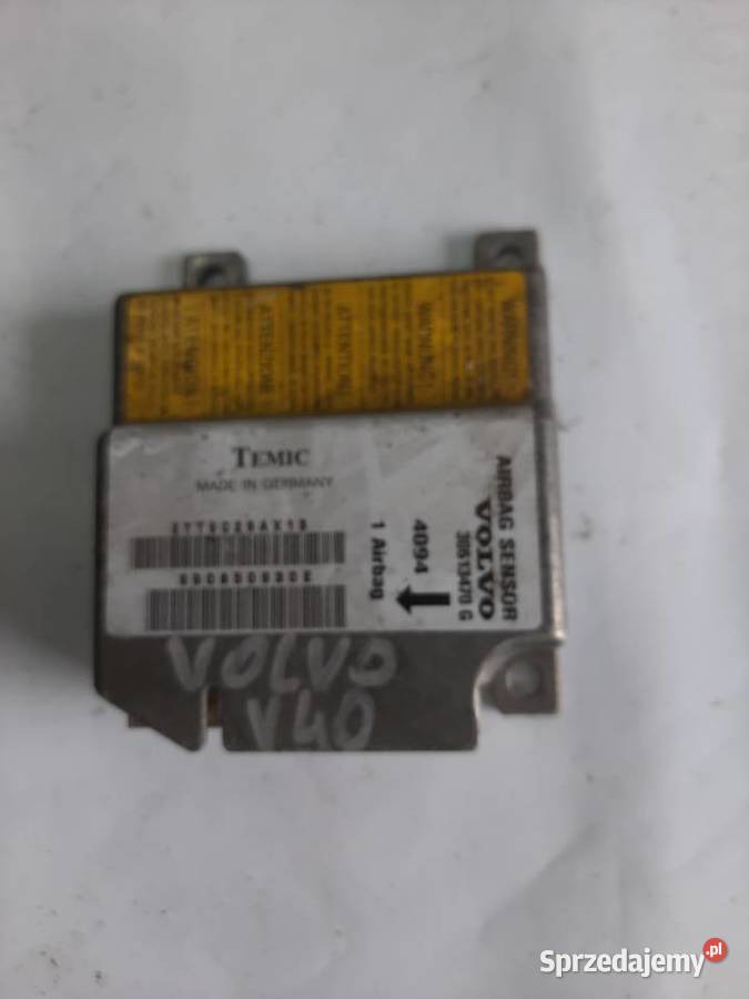 Volvo V40 S40 Sensor sterownik moduł poduszek osobowe łódzkie Ksawerów
