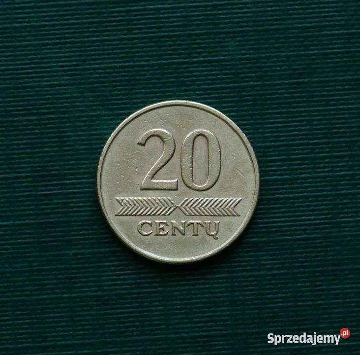 LITWA 20 centów 1997r Gliwice