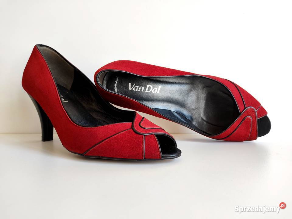7266 VAN DAL ładne ciemnoczerwone skóra 395 Kędzierzyn-Koźle