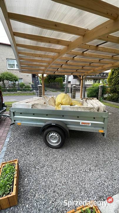 Transport przyczepką 750 śląskie Zebrzydowice