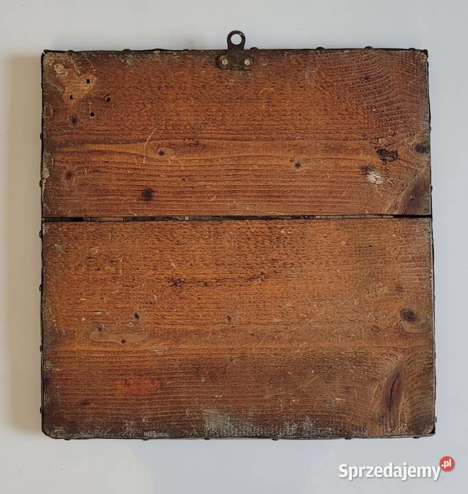 Lustro kryształowe z roku 1928 z miedzianą Trąbki Wielkie