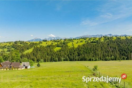 Działka budowlana z widokiem na Tatry BUSTRYK małopolskie