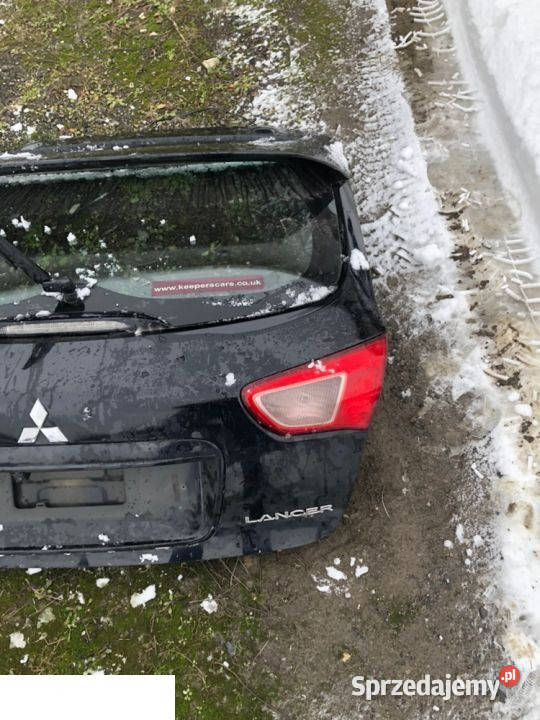 Mitsubishi lancer x sportback klapa tył pokrywa osobowe lubelskie Kozubszczyzna