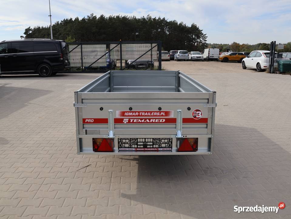 Przyczepa samochodowa TEMARED PRO 2612 DMC 750 568kg