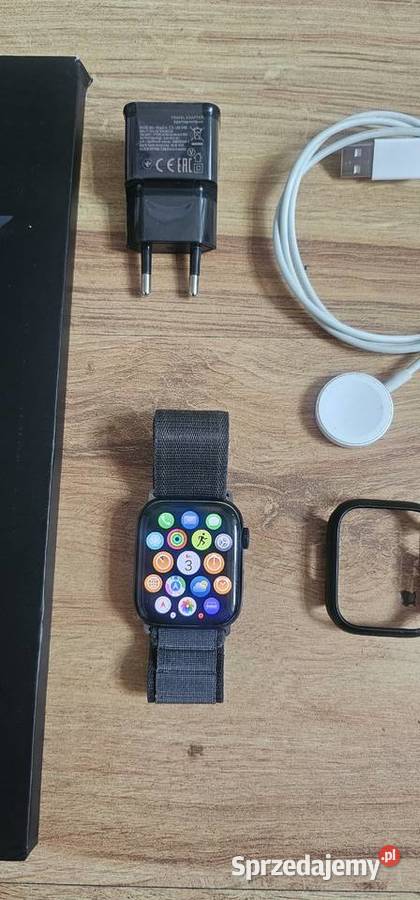 Apple Watch Series NIKE 7 GPS 45 mm Czarny Zegarki i Biżuteria