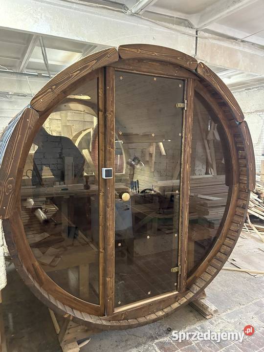 Sauna Ogrodowa Przeszklona Sauny Beczki Balie Dom i Ogród Warchały